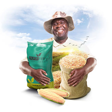 Farmer with harvest